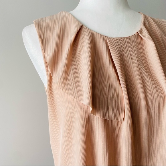 BANANA REPUBLIC | Sleeveless Blush Waterfall Top - Picture 2 of 13